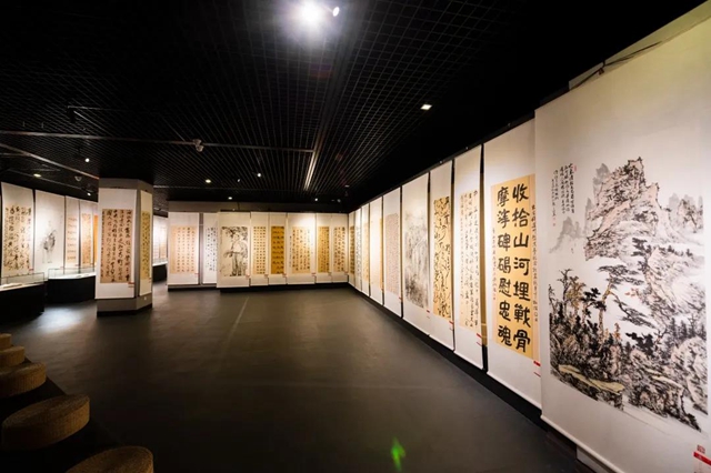 “德頌長(zhǎng)風(fēng)——紀(jì)念朱德誕辰136周年書畫展”在瀘州開(kāi)展(圖11)