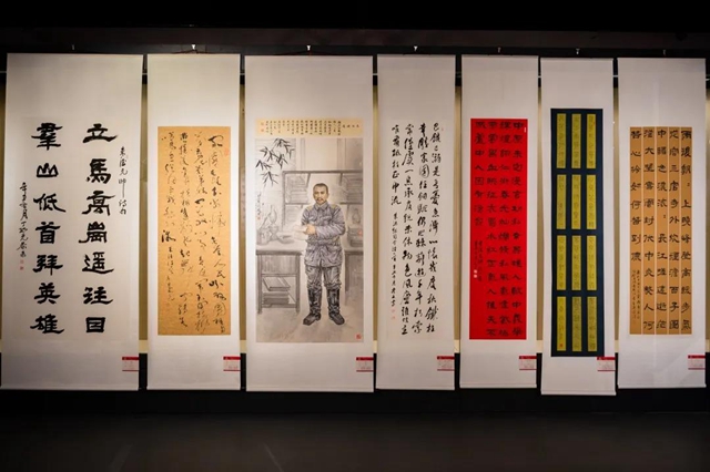 “德頌長(zhǎng)風(fēng)——紀(jì)念朱德誕辰136周年書畫展”在瀘州開(kāi)展(圖16)