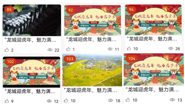 2022“村晚”優(yōu)秀短視頻展播活動進行中，快來為瀘縣點贊！(圖2)