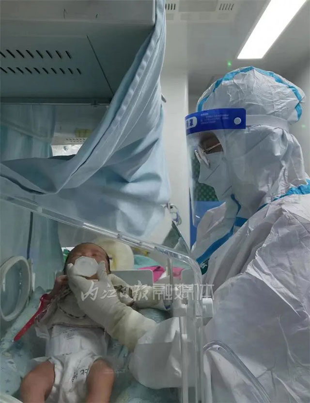 健康可愛！內(nèi)江首例新冠感染孕婦誕下的寶寶出院啦——