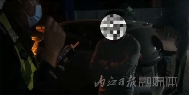 男子酒后駕車堵工地，究竟想干啥？內(nèi)江交警：依法處理