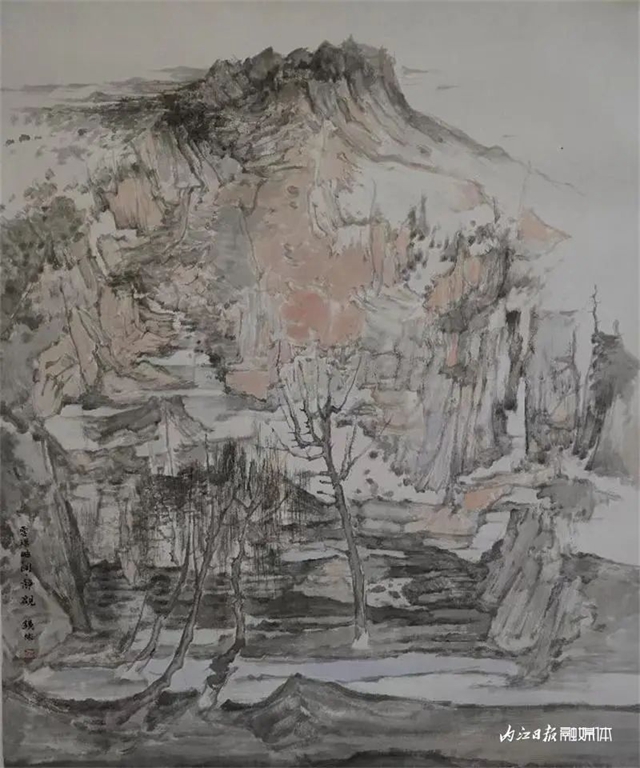 他畫的啥？內(nèi)江這位畫家在國際美術(shù)大展中獲最高獎(jiǎng)