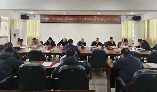 研討調(diào)研謀實(shí)招 瀘州市深挖低效用地價(jià)值