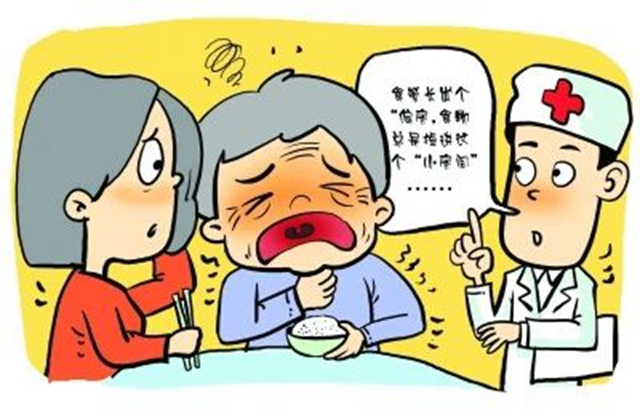 吞咽困難、進食總有異物感，原來聶阿姨食管入口處長了個“大口袋”！
