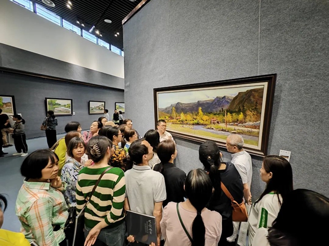 五一“不打烊”！風(fēng)景油畫精品展開(kāi)幕，快來(lái)瀘州市文化館