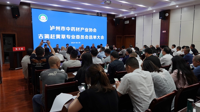 瀘州市中藥材產(chǎn)業(yè)協(xié)會古藺趕黃草專業(yè)委員會選舉暨成立大會召開