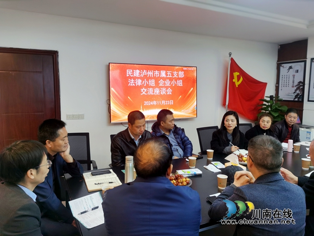 以法護(hù)航  助企發(fā)展｜民建瀘州市屬五支部開展稅法學(xué)習(xí)交流活動