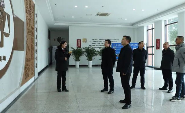 龍馬潭區(qū)區(qū)委副書記周叢偉調(diào)研龍馬潭區(qū)法院