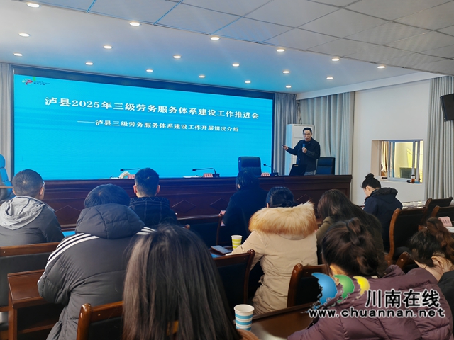錨定目標(biāo)再發(fā)力，瀘縣三級(jí)勞務(wù)服務(wù)體系建設(shè)吹響“沖鋒號(hào)”