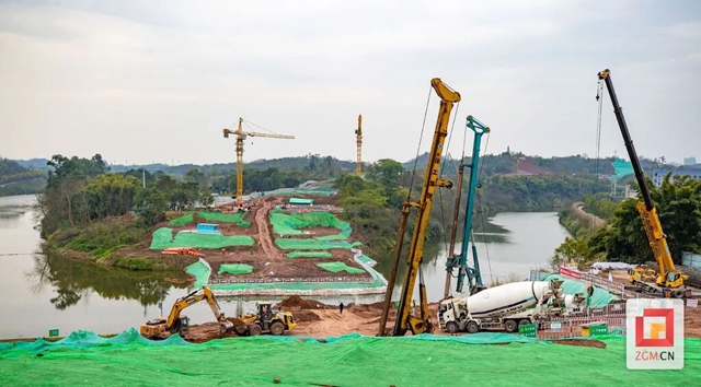 自貢這里新建一座跨河大橋