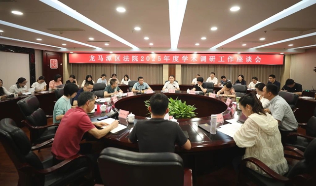 凝聚智慧力量 深耕學(xué)術(shù)沃土｜龍馬潭區(qū)法院召開2025年度學(xué)術(shù)調(diào)研工作座談會