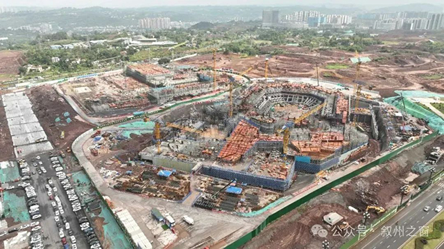 明年建成投用！宜賓城市體育文化綜合體項(xiàng)目加速推進(jìn)