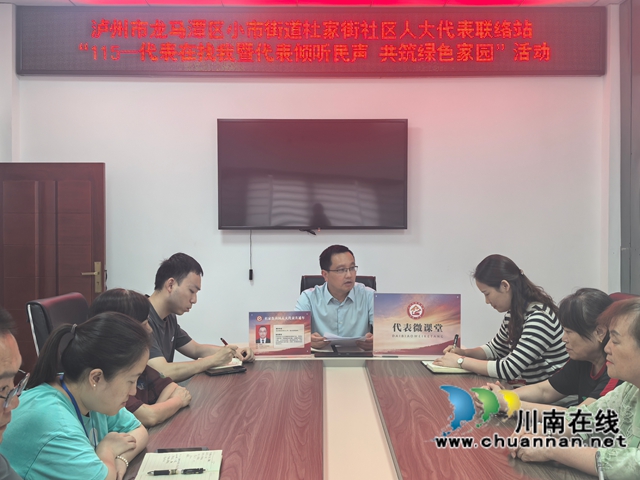 龍馬潭區(qū)小市街道杜家街社區(qū)：代表傾聽(tīng)民聲 共筑綠色家園