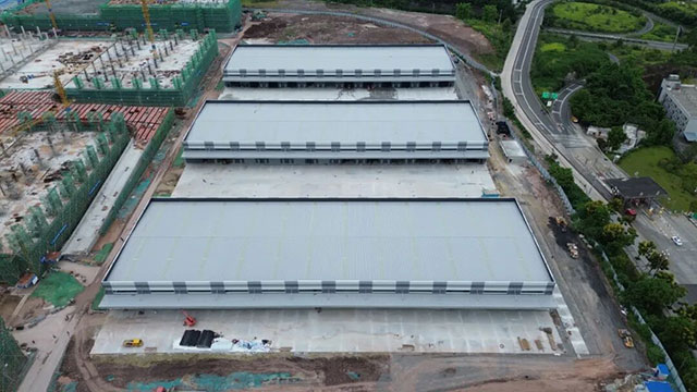 物流新地標(biāo)加速成型，內(nèi)江公路物流園專(zhuān)線物流倉(cāng)圓滿完工