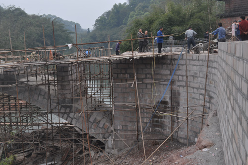 大石鄉(xiāng)：200萬“渡改橋”工程主體工程完工