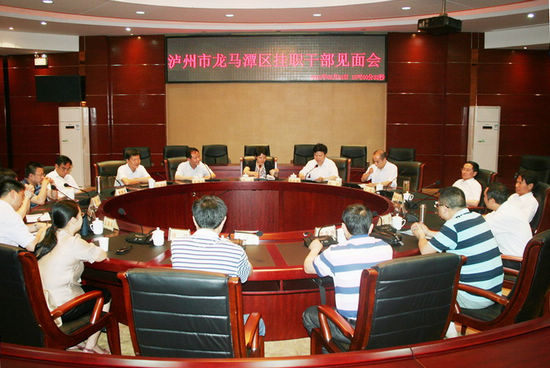 龍馬潭區(qū)召開掛職干部見面會(圖1)