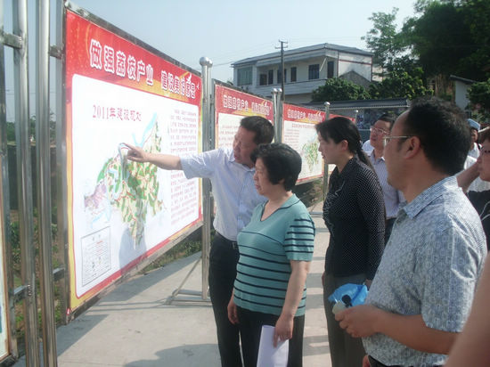 瀘州市政協(xié)主席會議成員視察合江縣新農(nóng)村建設(shè)