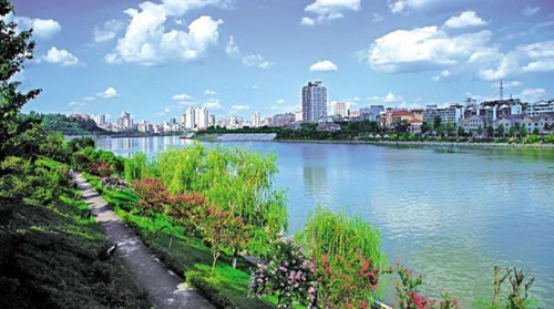 前九月：內(nèi)江水質(zhì)改善幅度居全國城市第19位(圖1)