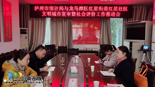 瀘州市統(tǒng)計(jì)局到紅星社區(qū)推進(jìn)文明城市迎復(fù)審暨黨風(fēng)廉政建設(shè)社會(huì)評(píng)價(jià)工作(圖1)