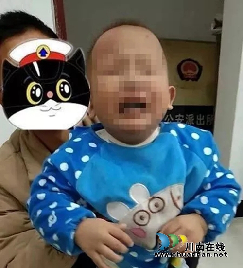 合江民警溫情救助：寶貝別哭，蜀黍帶你們回家(圖1)