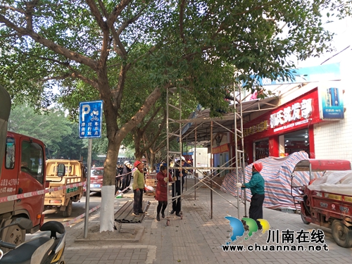 瀘縣：拆除背街小巷違建，打造宜居美麗縣城