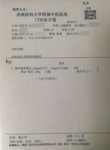 西南醫(yī)大中醫(yī)院開出集采中選藥品首張?zhí)幏?圖1)