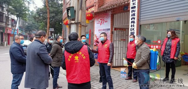 瀘縣玉蟾街道：疫情防控守護(hù)健康  黨員干部沖在前(圖5)