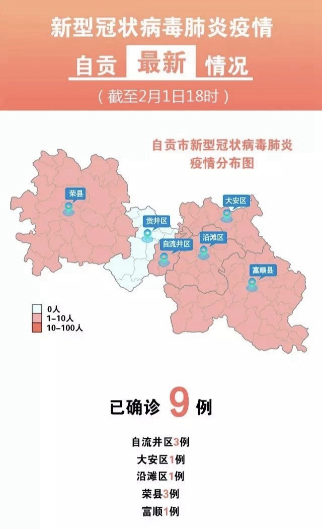 自貢疫情最新動(dòng)態(tài)：2月1日無(wú)新增