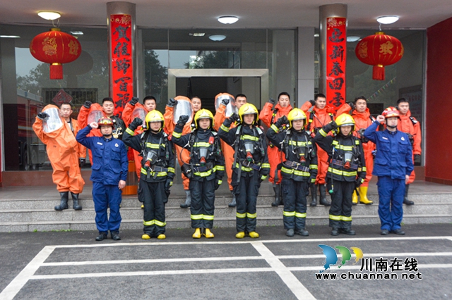 瀘州消防救援支隊舉全力做好疫情防控工作(圖5)