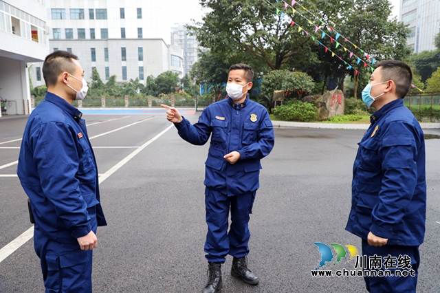 瀘州消防救援支隊舉全力做好疫情防控工作(圖21)