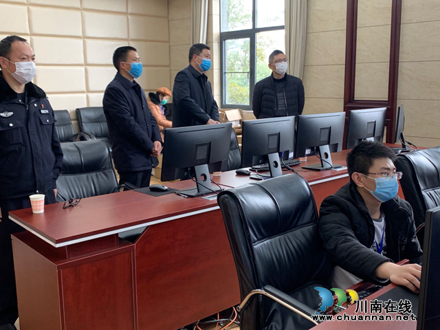瀘縣副縣長(zhǎng)、公安局長(zhǎng)宋軍率隊(duì)視察瀘縣智慧城管項(xiàng)目
