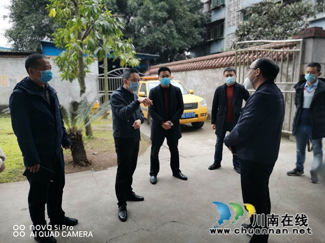 張福榮率隊檢查新冠肺炎疫情防控工作