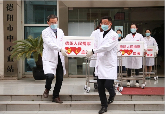 6地60萬熱血接力，四川支援湖北第二批血液啟程(圖6)