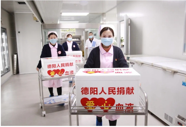 6地60萬熱血接力，四川支援湖北第二批血液啟程(圖4)