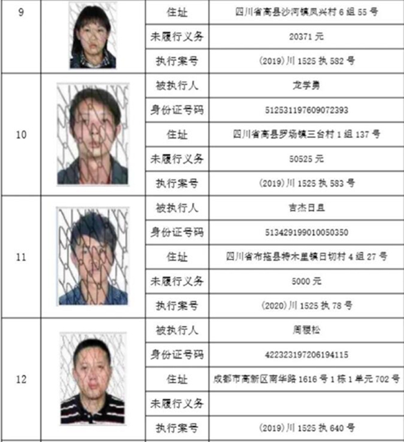 集體曝光！宜賓這112人被拉入黑名單！快看有你認識的嗎？(圖22)