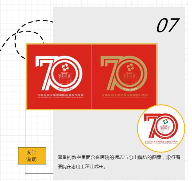 西南醫(yī)大附院70周年院慶logo，由你來定！(圖7)