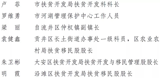 自貢多個集體和個人榮獲全省脫貧攻堅先進表揚！