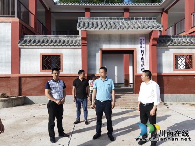 合江縣應急管理局局長張從權(quán)帶隊開展森林防滅火檢查(圖1)