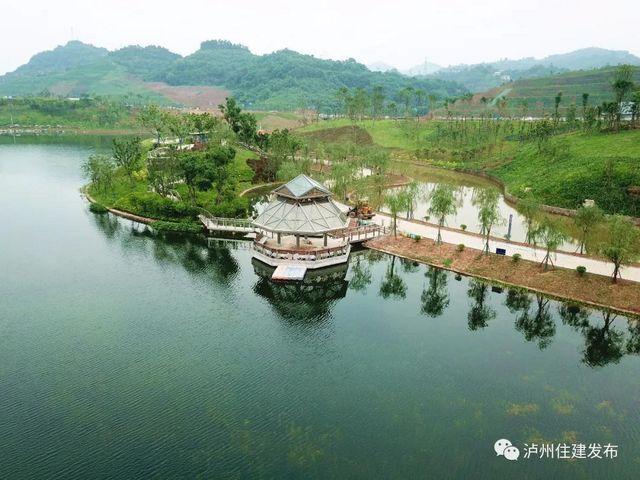 山水如畫！瀘州漁子溪生態(tài)公園下月驗收！(圖3)