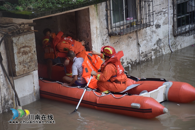 洪峰過境　合江消防緊急疏散被困群眾18人(圖7)