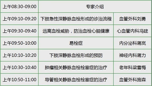 【義診預(yù)告】10月13日，預(yù)防血栓，讓生命流動(dòng)(圖9)
