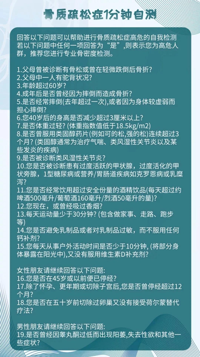 【擴(kuò)散】只要1分鐘，測(cè)測(cè)你患骨質(zhì)疏松的風(fēng)險(xiǎn)？(圖6)