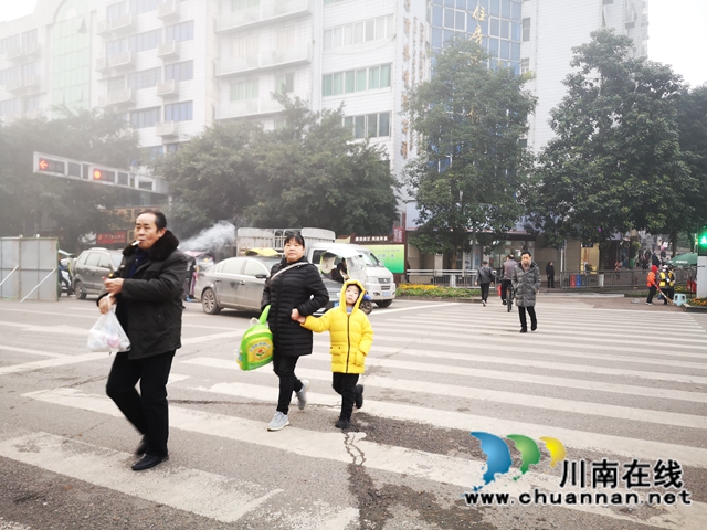 合江少岷路：早高峰秩序井然，綠色出行成美麗風(fēng)景