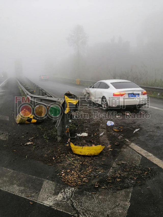 奧迪車在宜賓高速路發(fā)生車禍！司機卻不見了！警方調(diào)查后發(fā)現(xiàn)……