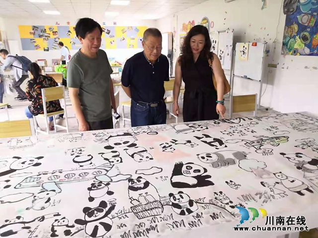 六一節(jié)特稿∣三省兒童畫熊貓，萬千大愛匯安民(圖16)