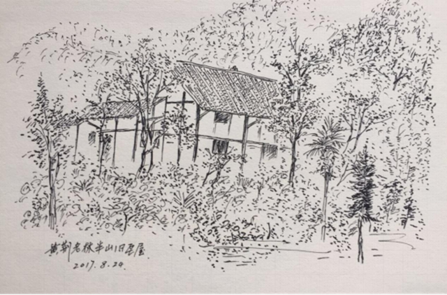 劉盛源：瀘州縣區(qū)景點(diǎn)鋼筆速寫(xiě)(圖4)