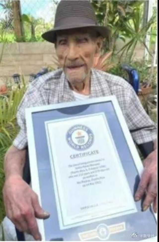 世界最長壽男性112歲，他的長壽秘訣是……(圖1)