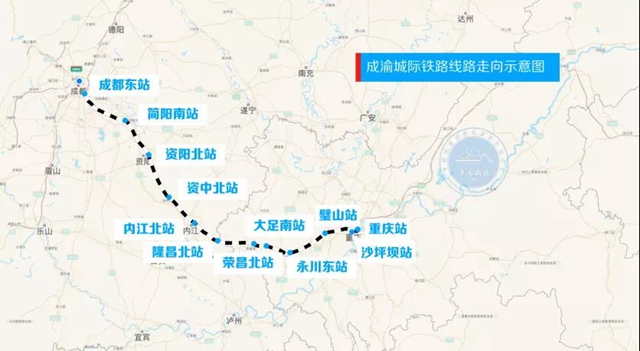 四川這4個城市將擁有3條時速350公里高鐵！