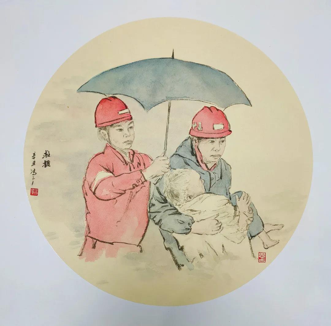 領(lǐng)略藝術(shù)之美！瀘縣抗震救災(zāi)重建美術(shù)作品亮相(圖6)