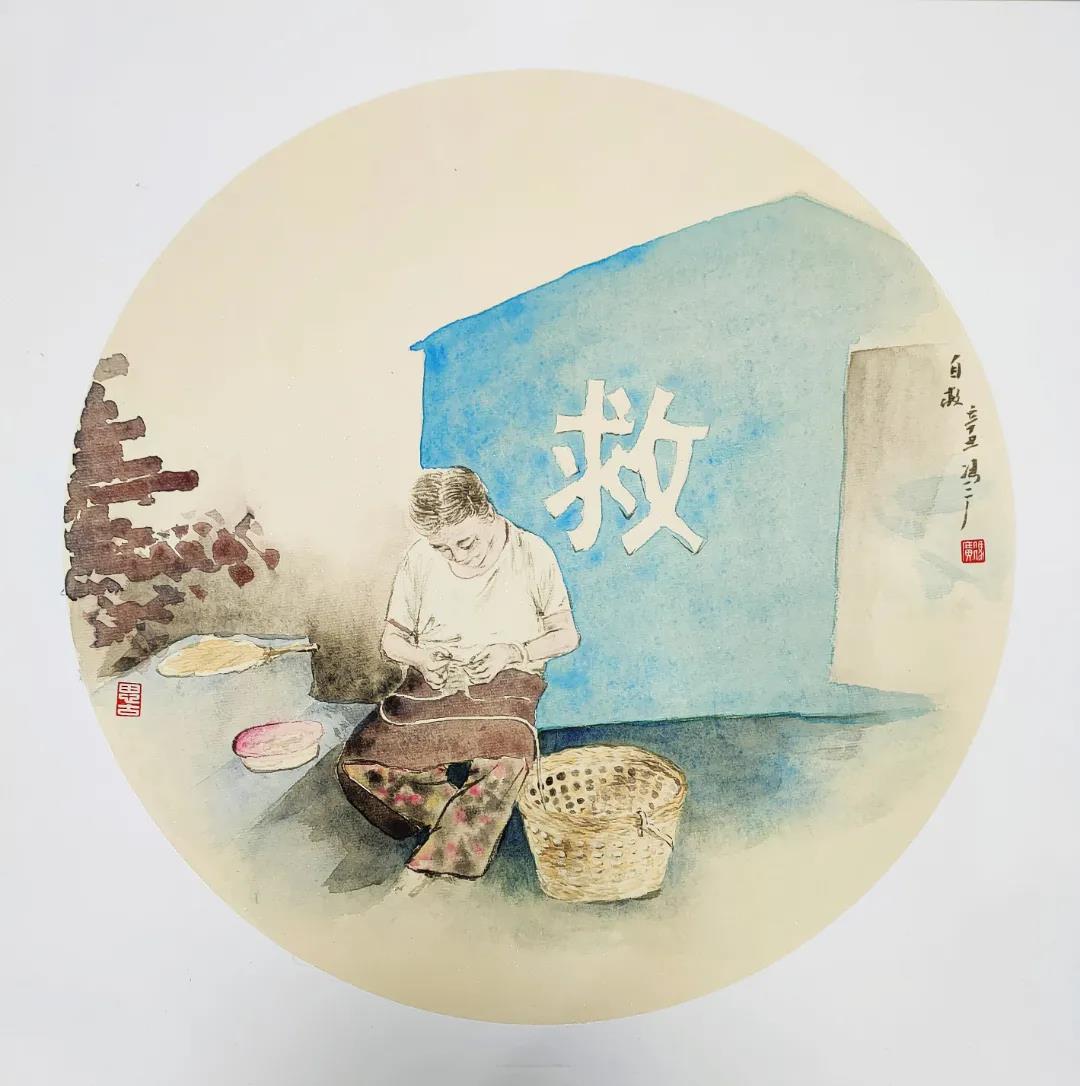領(lǐng)略藝術(shù)之美！瀘縣抗震救災(zāi)重建美術(shù)作品亮相(圖9)
